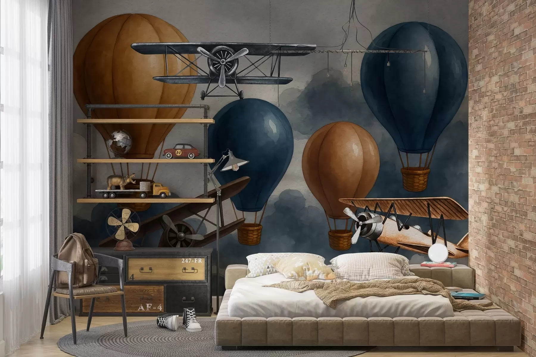 carta da parati Voli e sogni fluttuanti nr. w04189