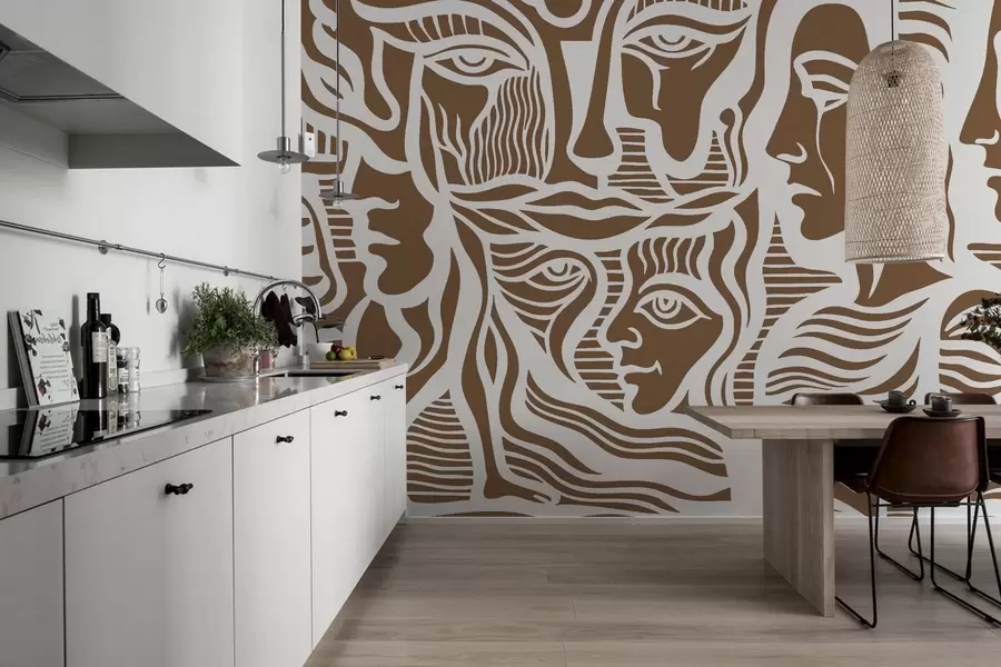 carta da parati Anatomia astratta nr. w04191v1