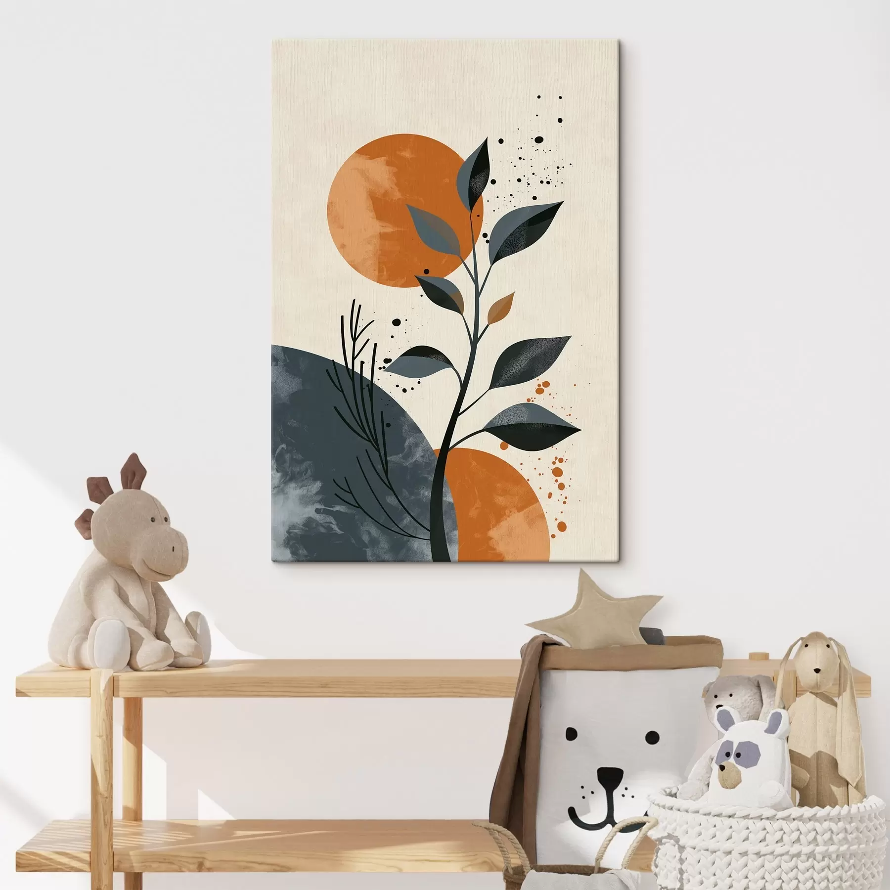 carta da parati Sole e foglie nr. s44959