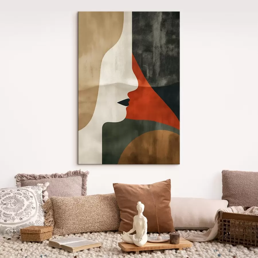 carta da parati Volto e astrazione nr. s44969