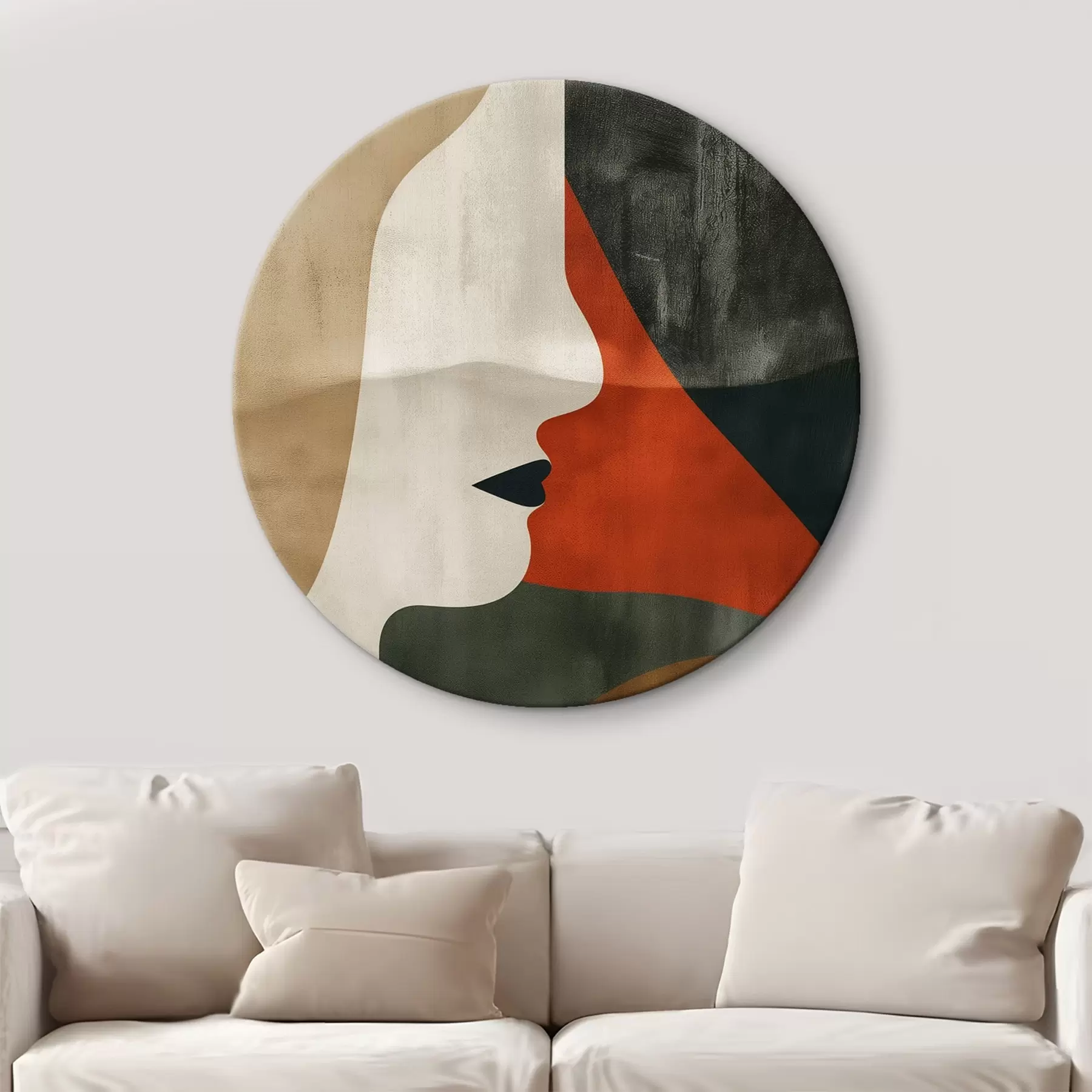 carta da parati Volto e astrazione nr. r44969