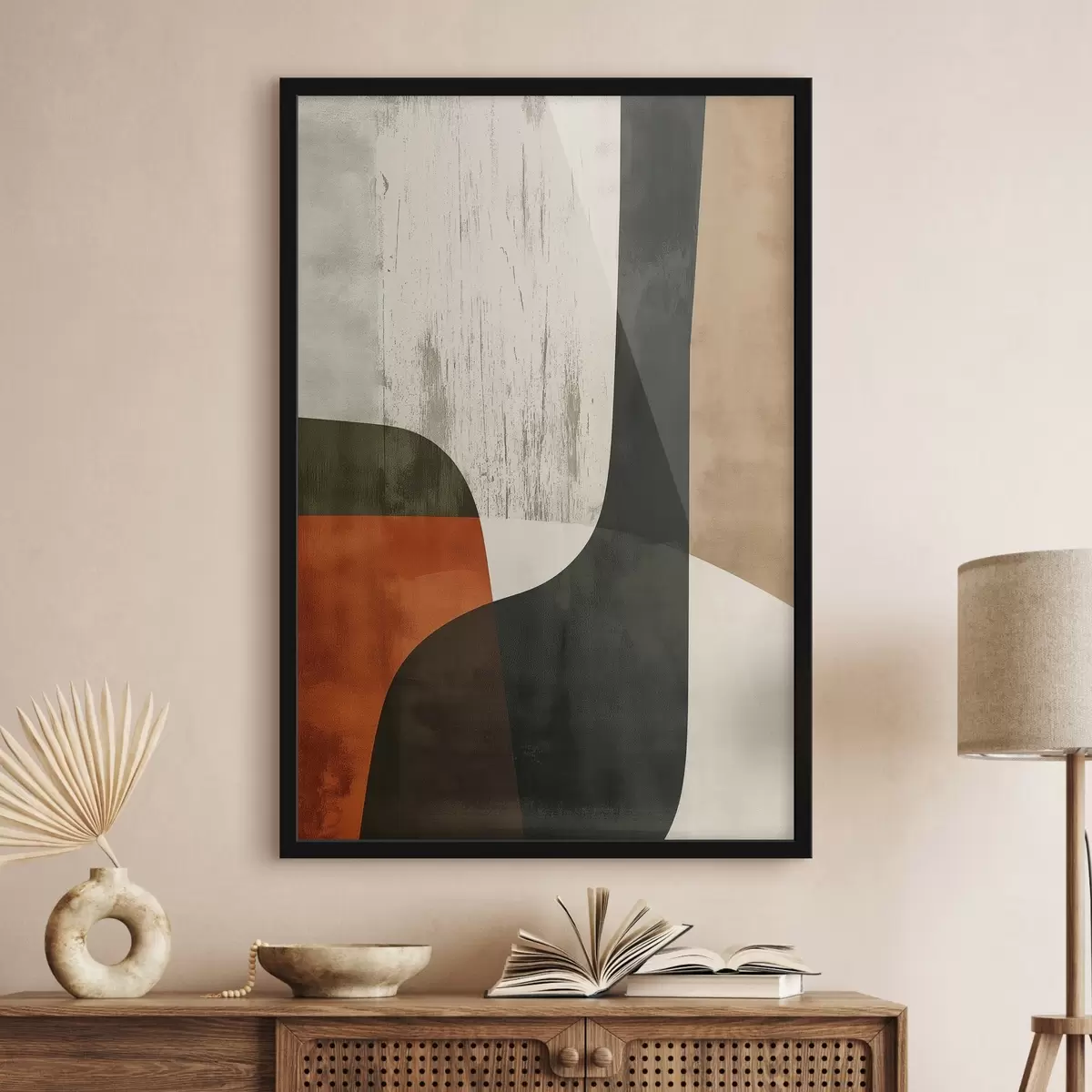 Poster Pennellate di colore multicolore f44968