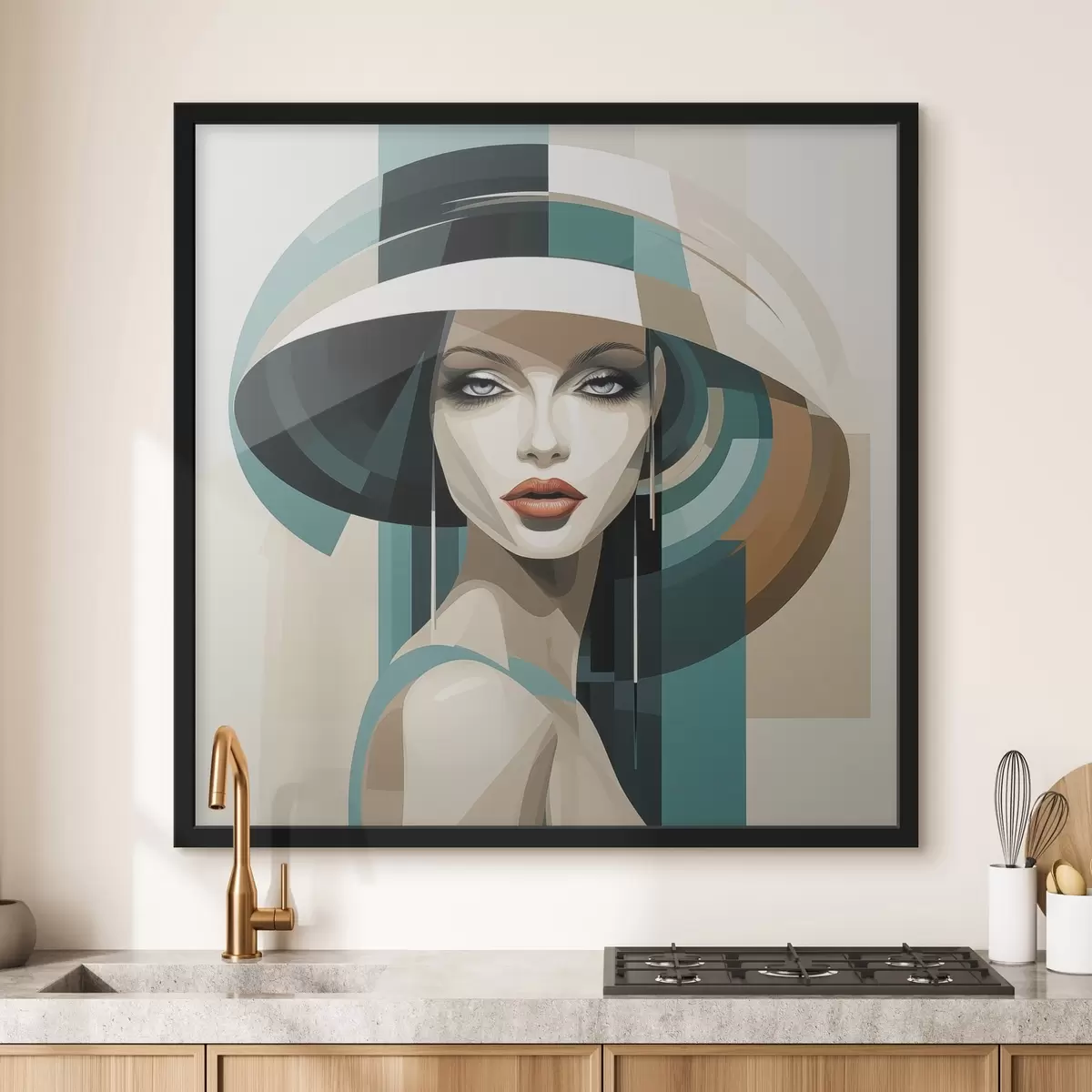 Poster Ragazza con cappello f44972