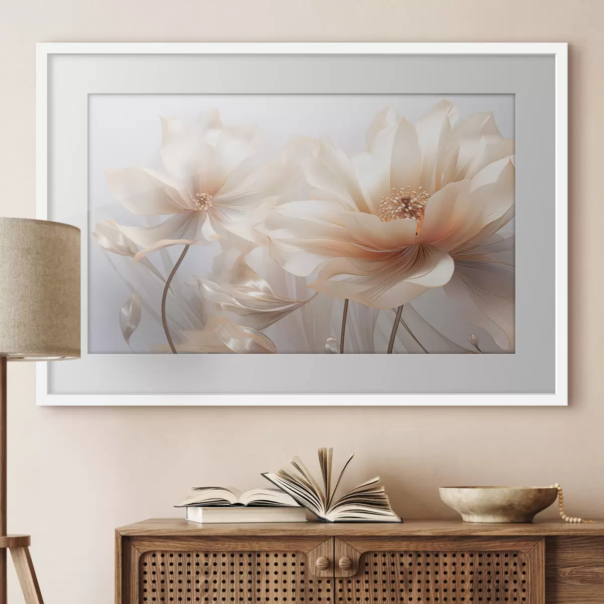 Poster Fiori di pesco delicati f44836