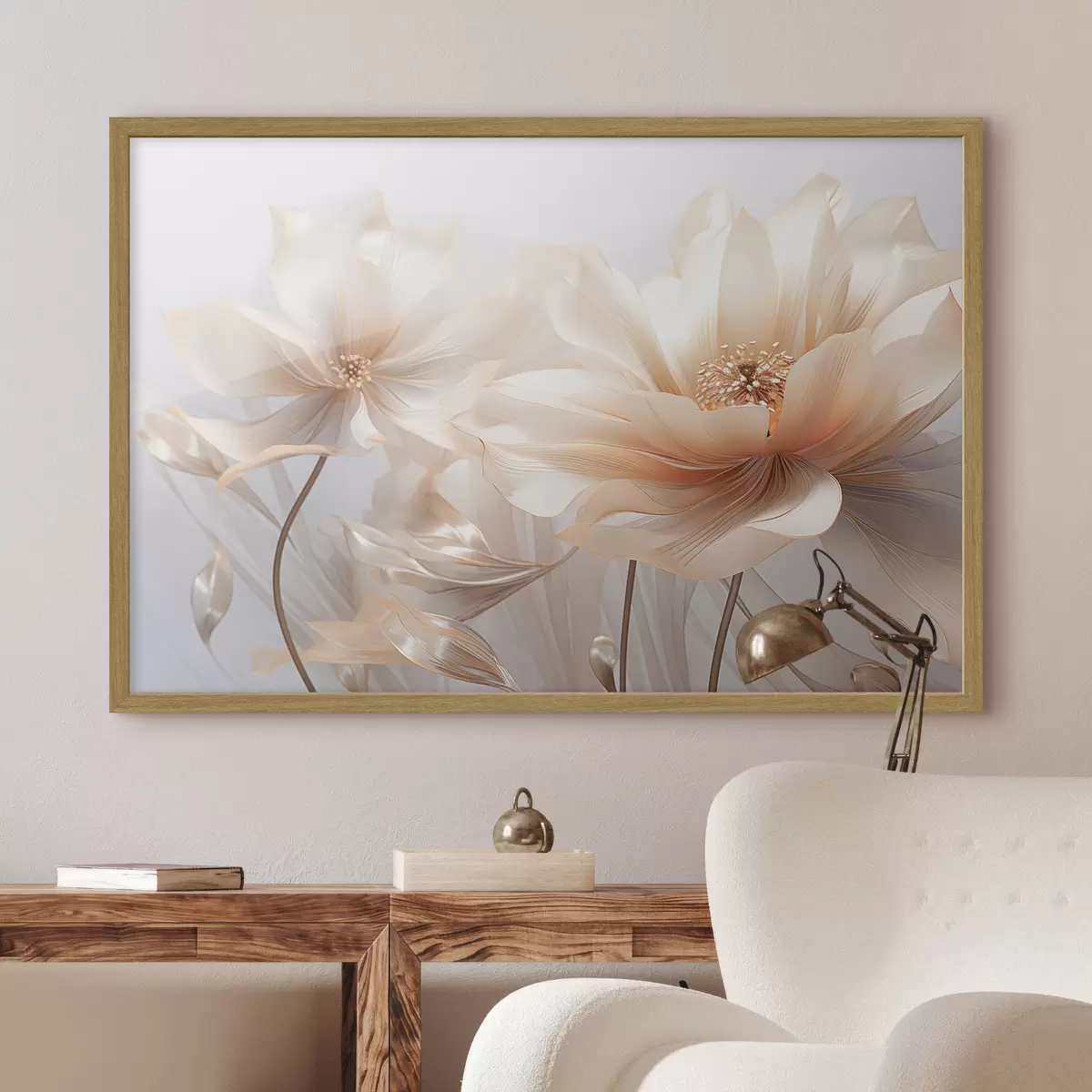 Poster Fiori di pesco delicati f44836