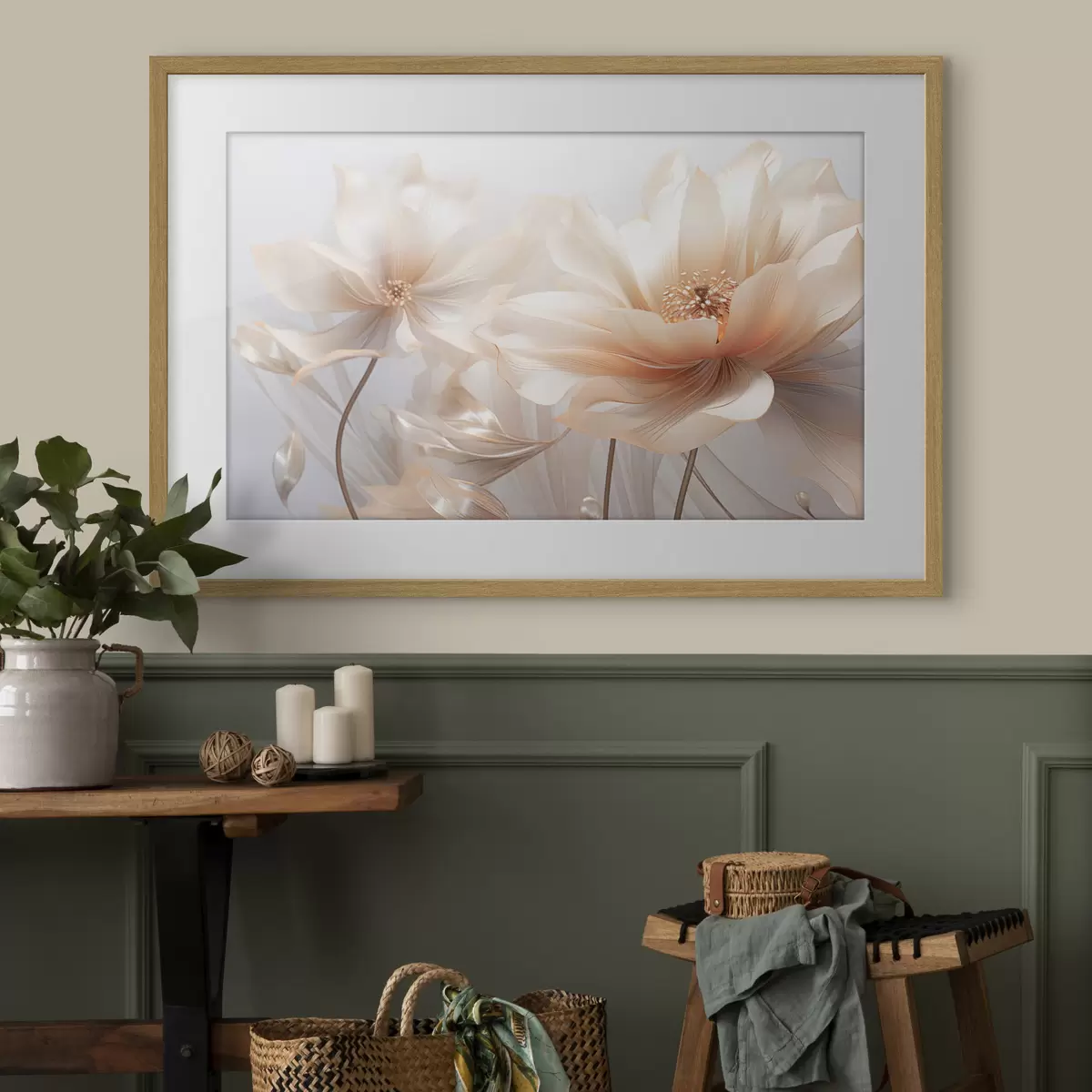 Poster Fiori di pesco delicati f44836