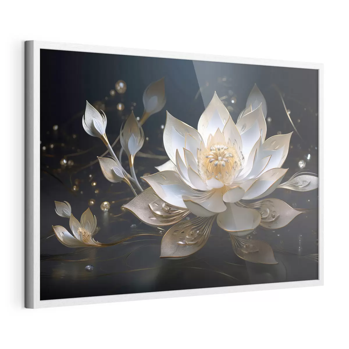 Poster Loto con motivi eleganti su sfondo scuro f44841