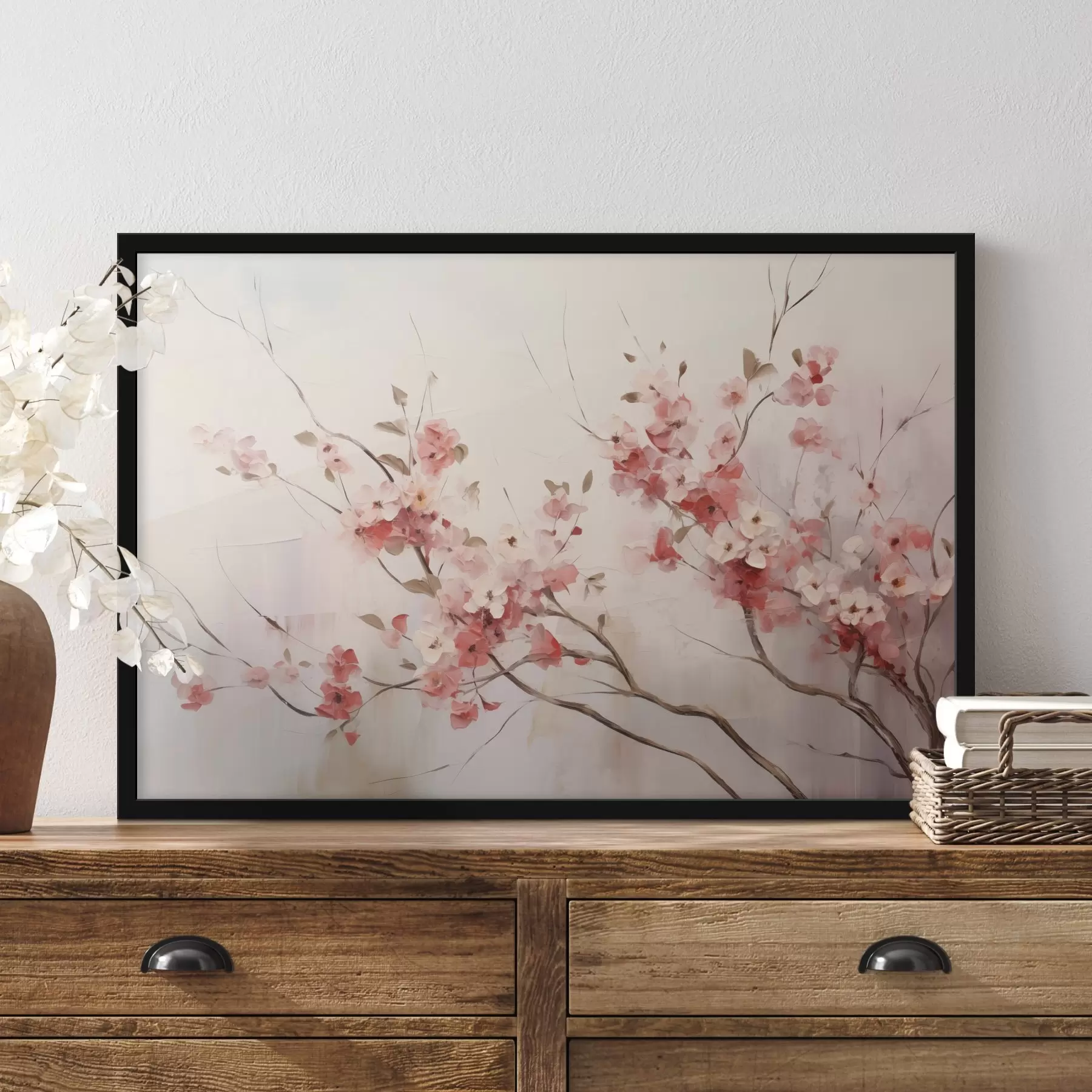 carta da parati Fiori di ciliegio in stile acquerello nr. f44941