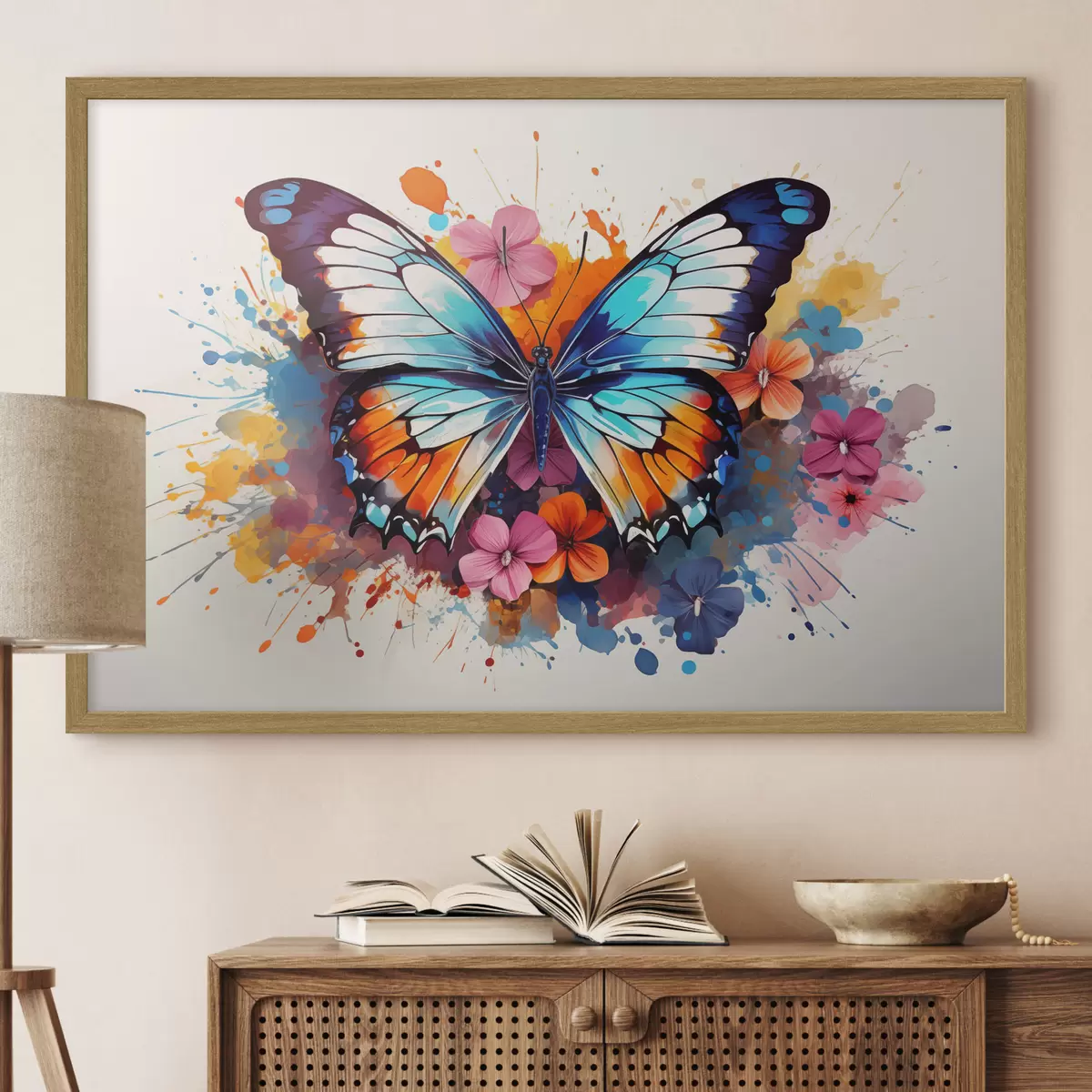 Poster Farfalle e gioia f44943