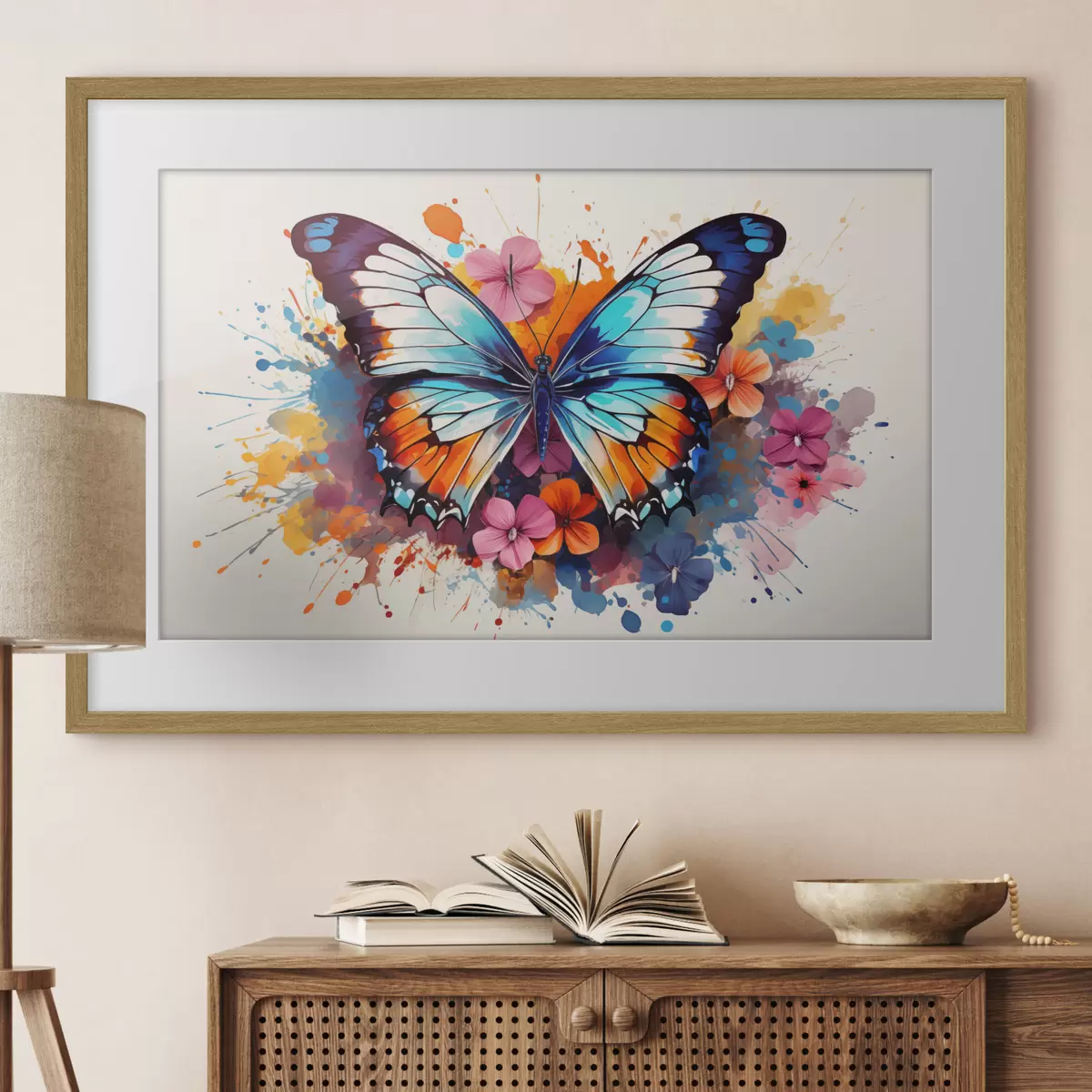 Poster Farfalle e gioia f44943