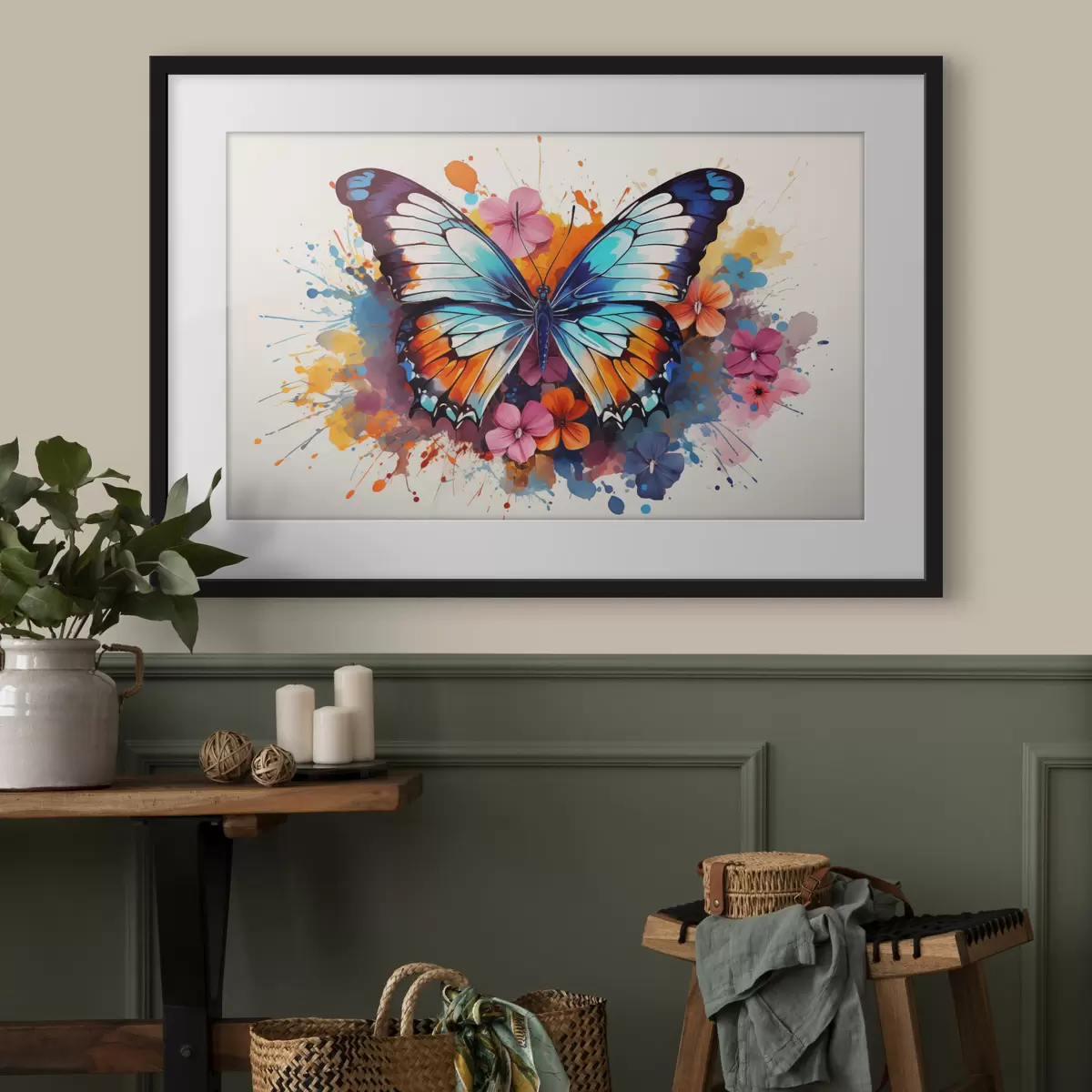 Poster Farfalle e gioia f44943