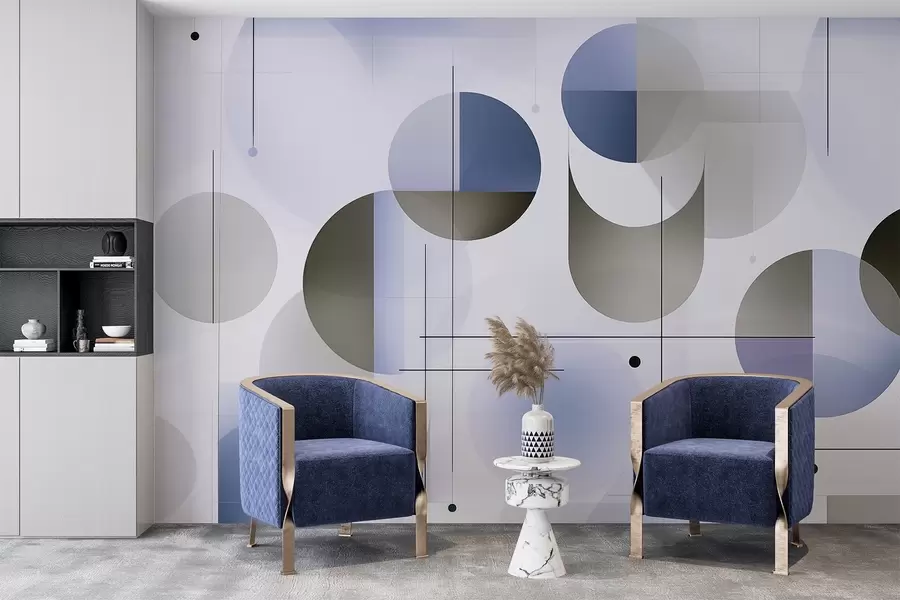 carta da parati Forme geometriche astratte nr. w04220v1