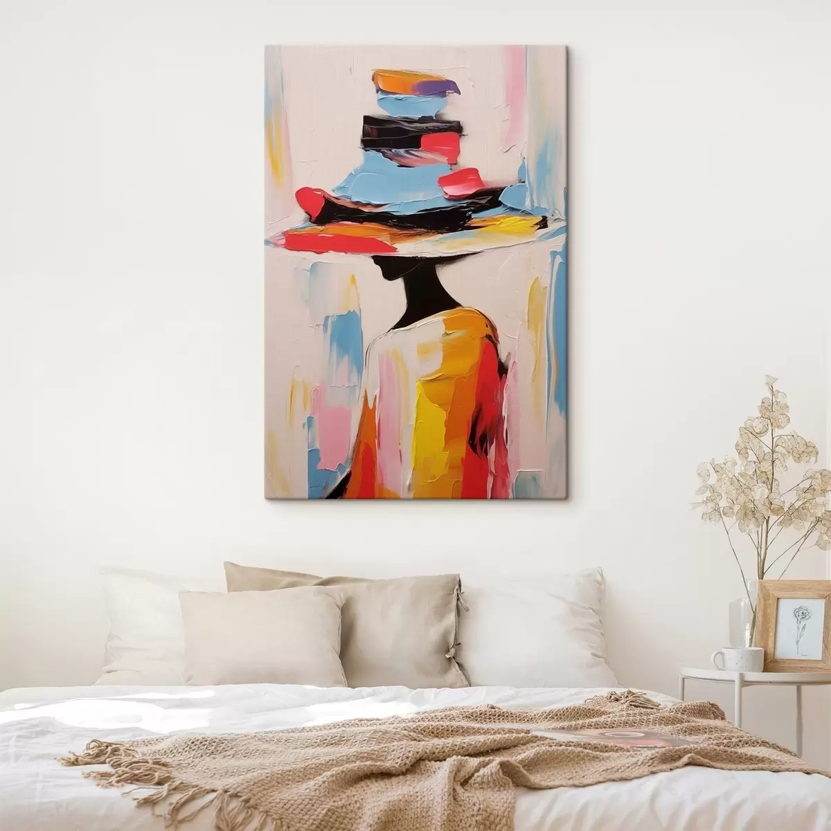 carta da parati Donna con cappello largo nr. s44994