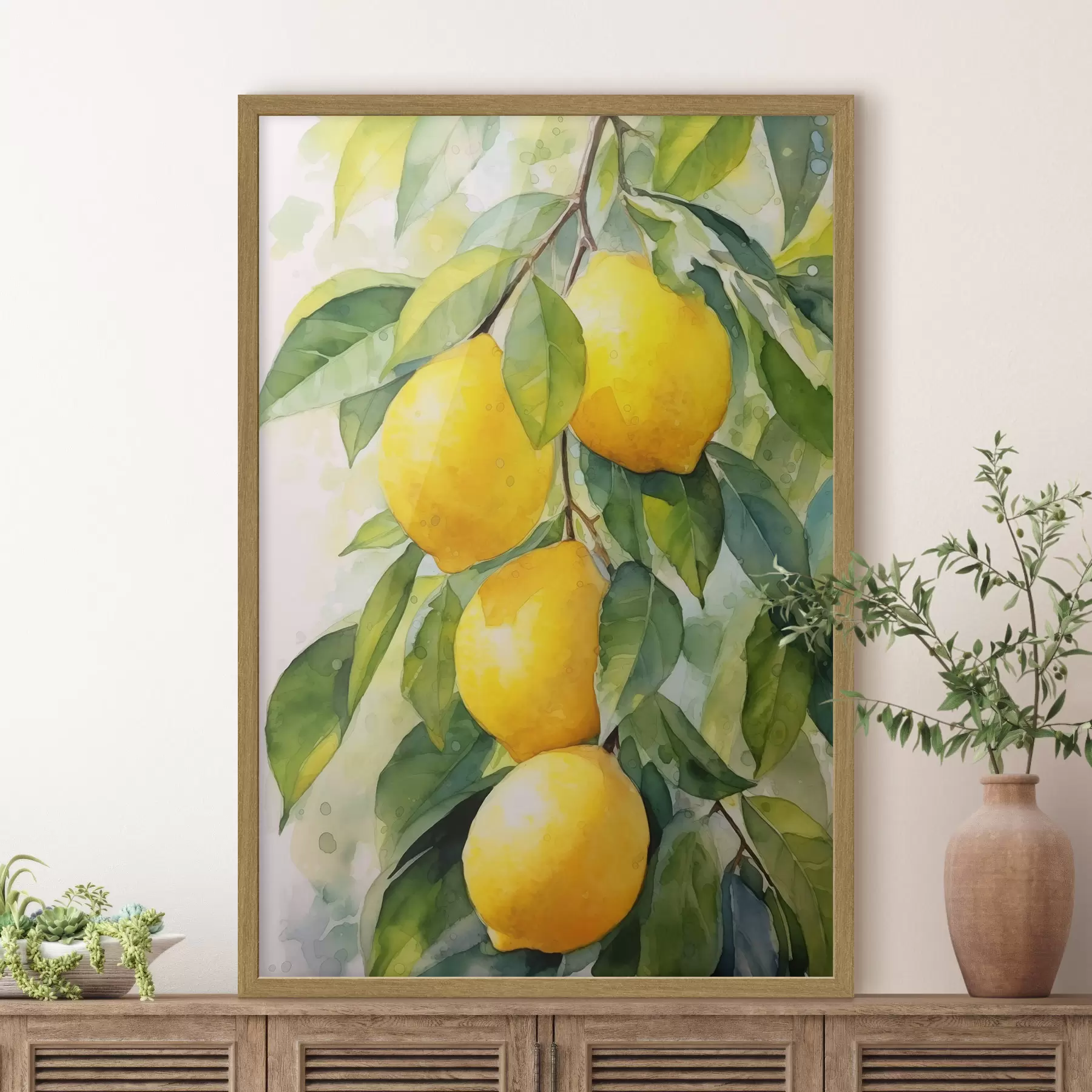 carta da parati Ramo di limoni nr. f45001