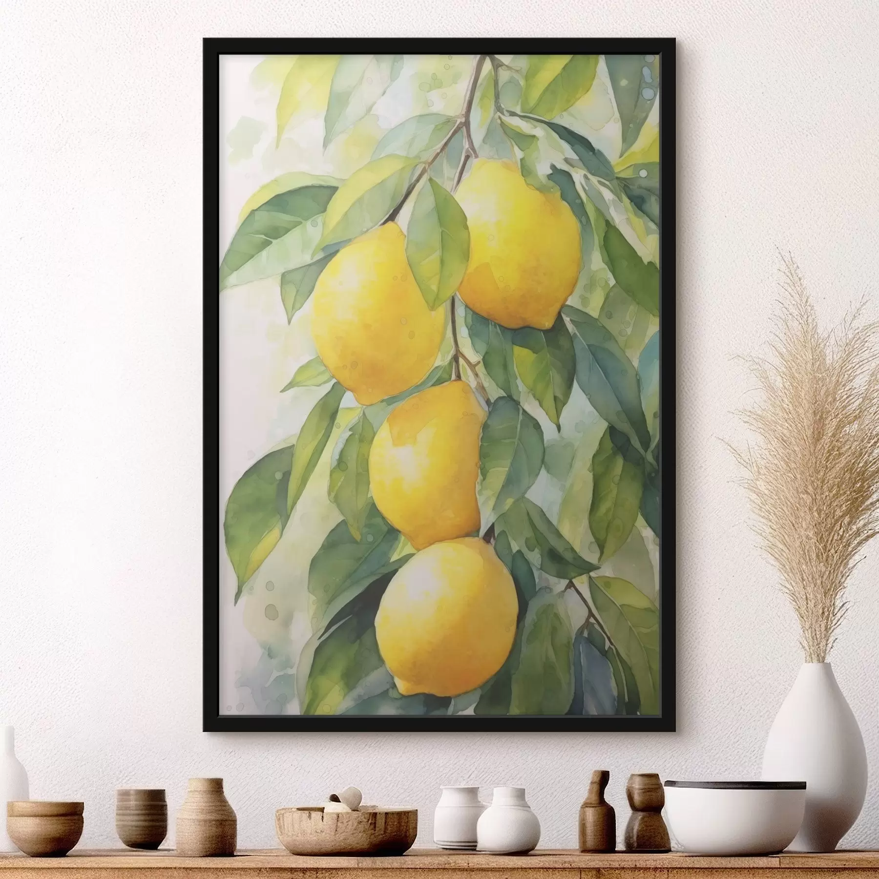 carta da parati Ramo di limoni nr. f45001