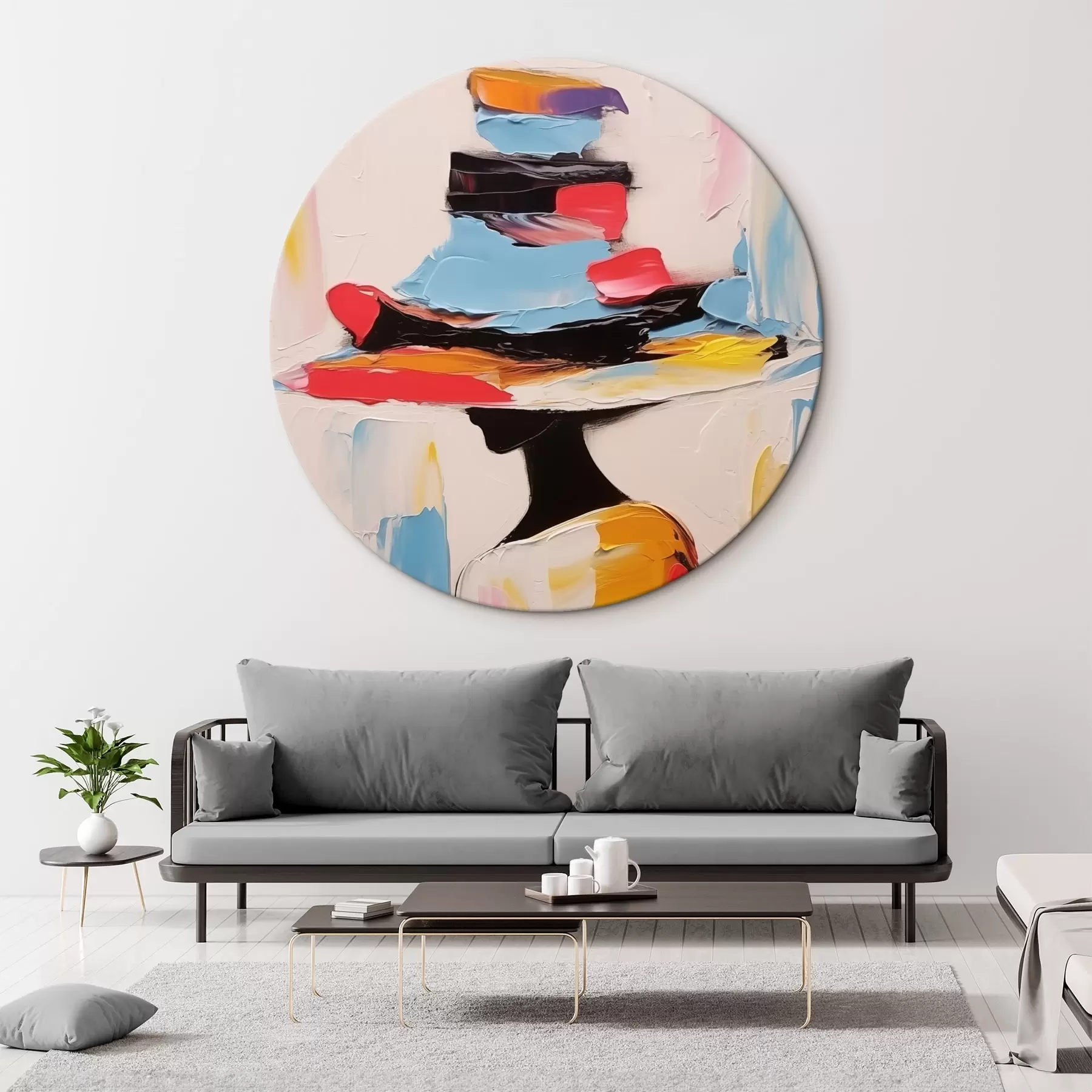 carta da parati Donna con cappello largo nr. r44994