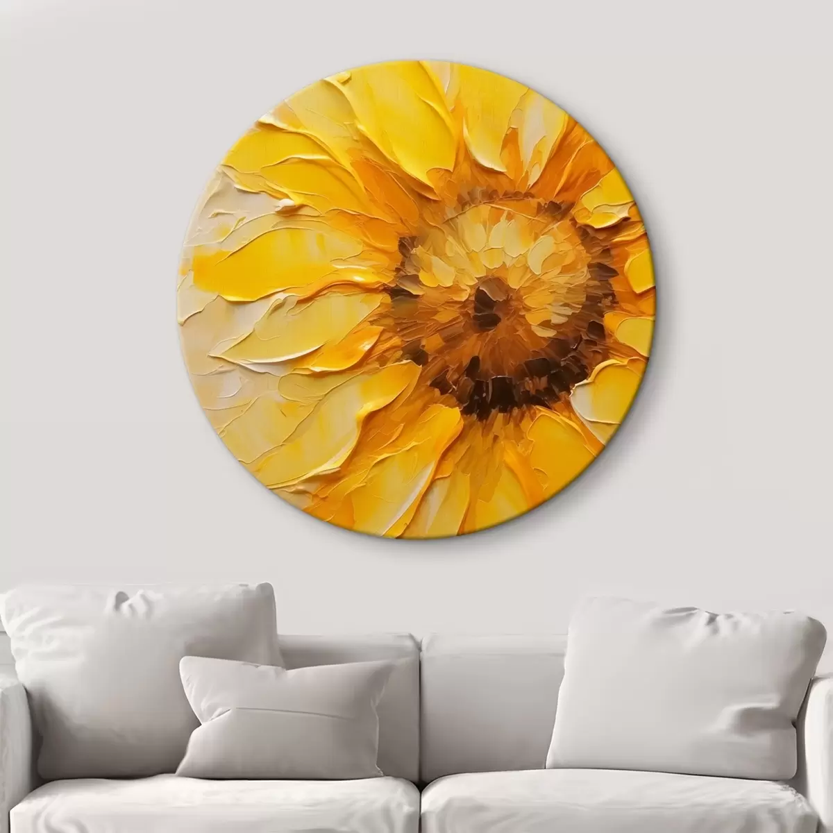 Quadri rotondi Girasole r45000