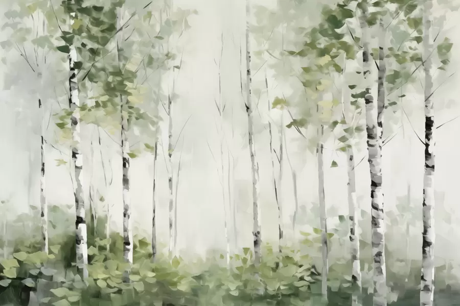 carta da parati Imitazione di foresta decidua nr. w04234