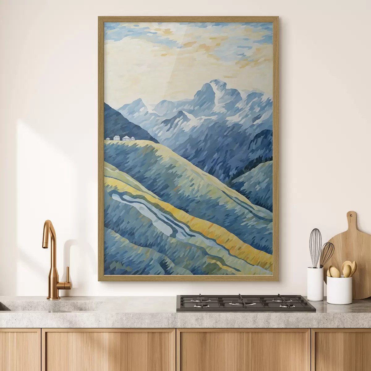 Poster Paesaggio montano f45027