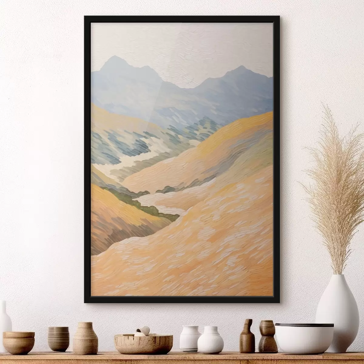 Poster Paesaggio montano f45028