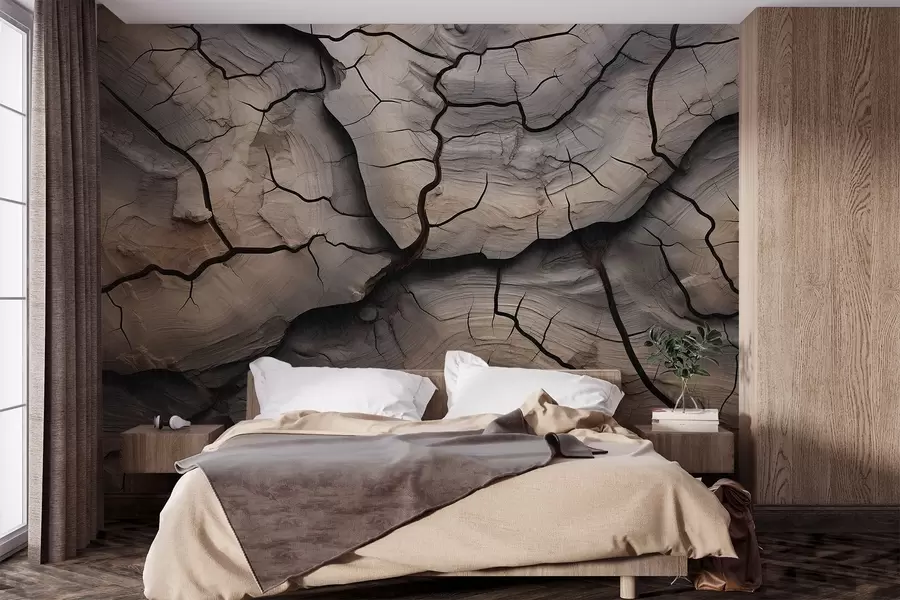 carta da parati legno, crepe, luce, texture, corteccia, naturale nr. w04238