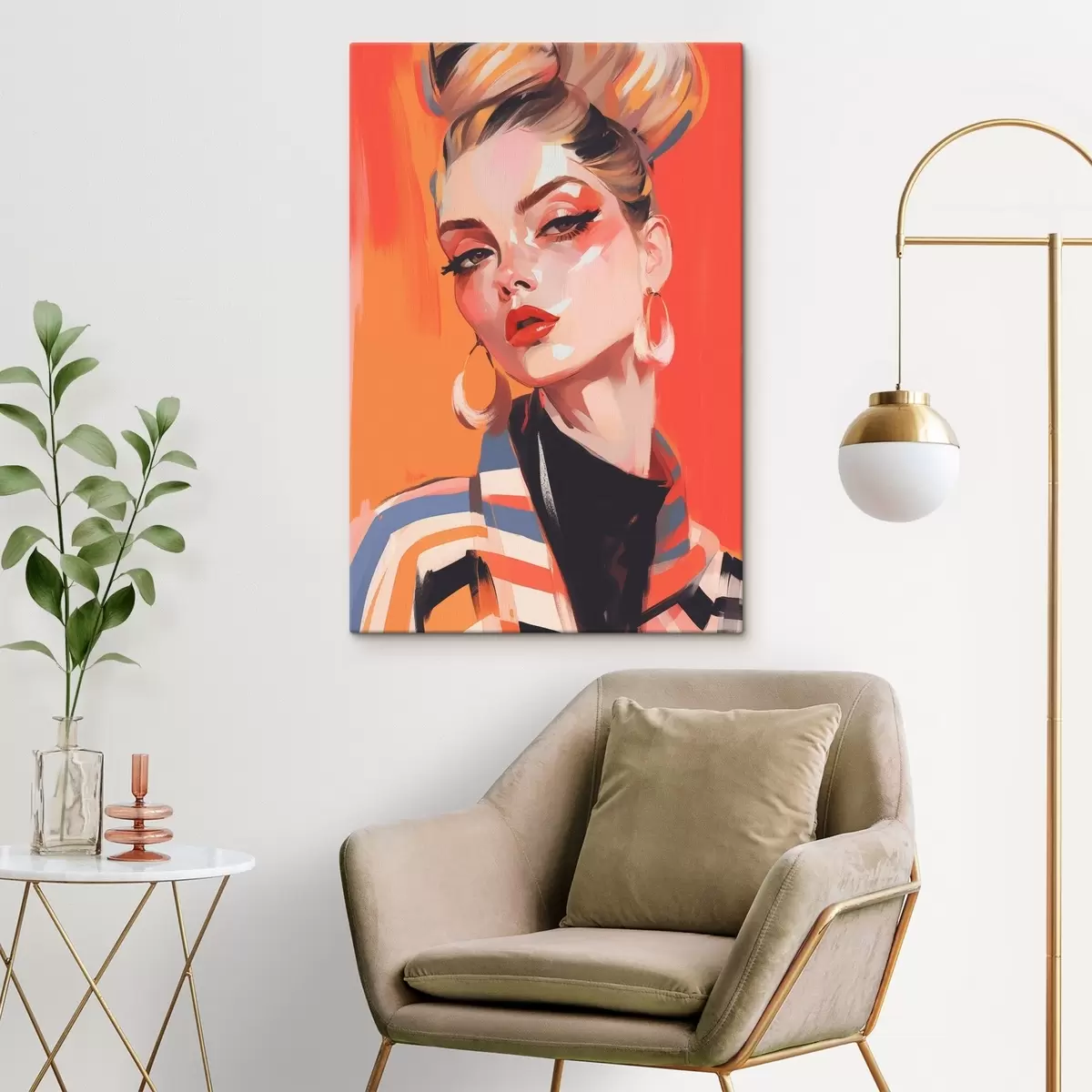 carta da parati Donna brillante nr. s45080