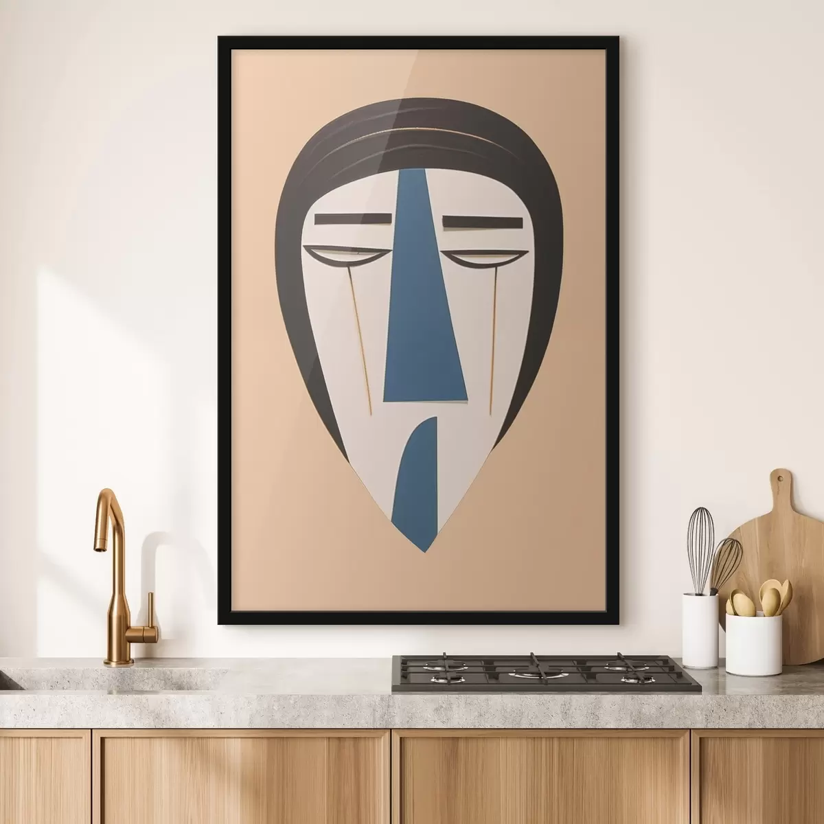 Poster Volto astratto f45084