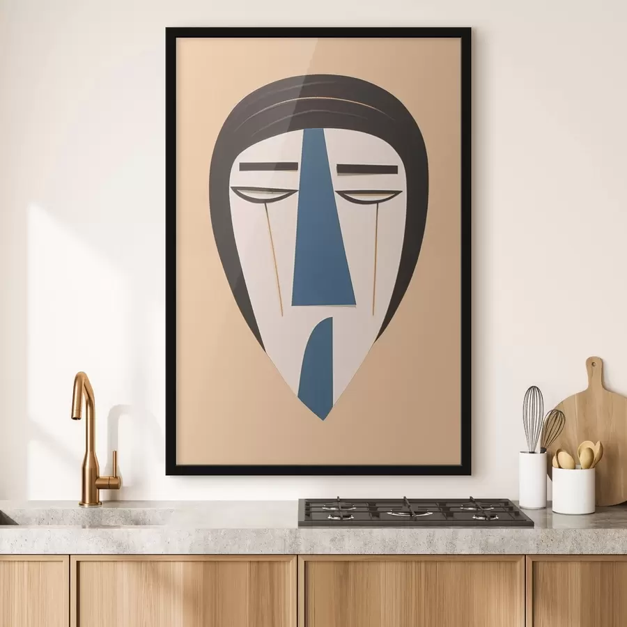 carta da parati Volto astratto nr. f45084