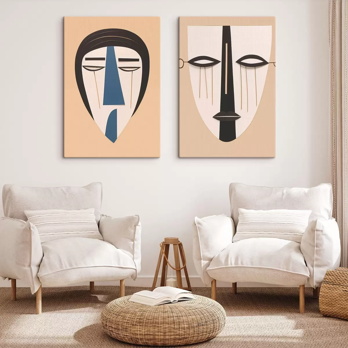 carta da parati Facce astratte nr. m00500