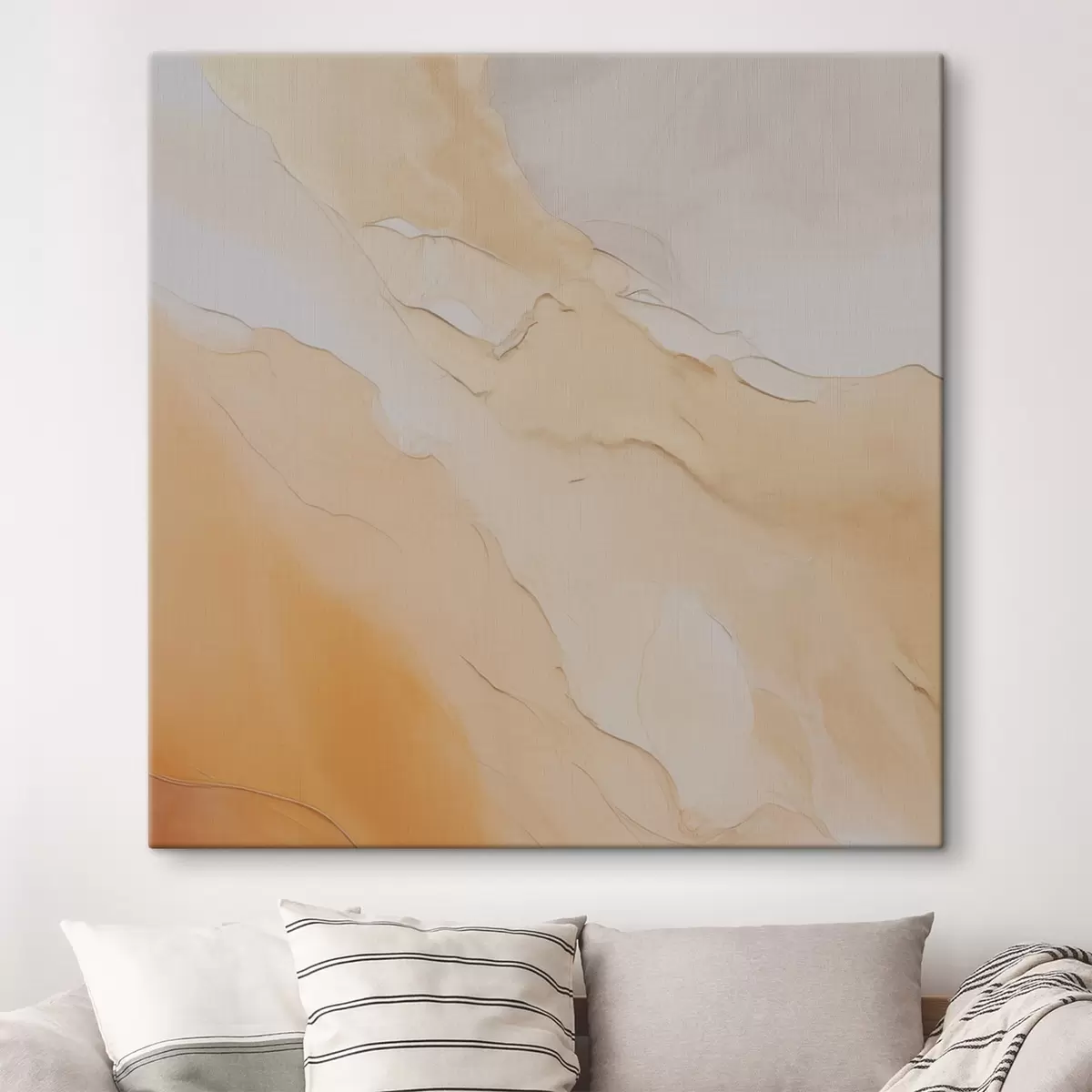 carta da parati astratto, fluido, beige, arancione, texture di marmo, miscela morbida, forme organiche, liscio nr. s45105