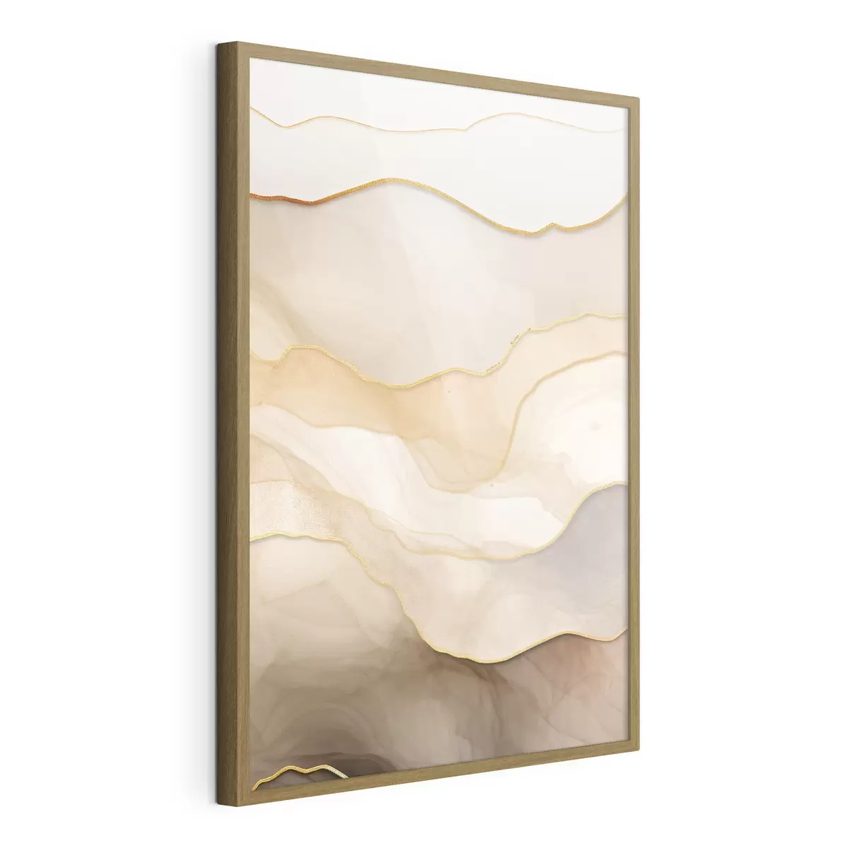 Poster strati, beige, astratto, texture, morbido, tessuto, naturale, flusso, neutro f45088