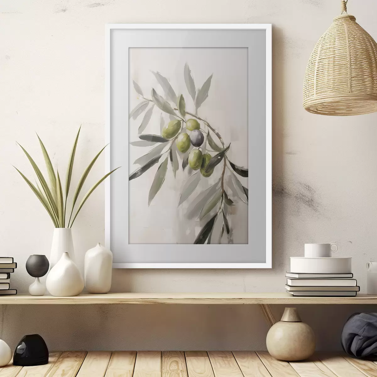 Poster Olive nella luce soffusa f45110