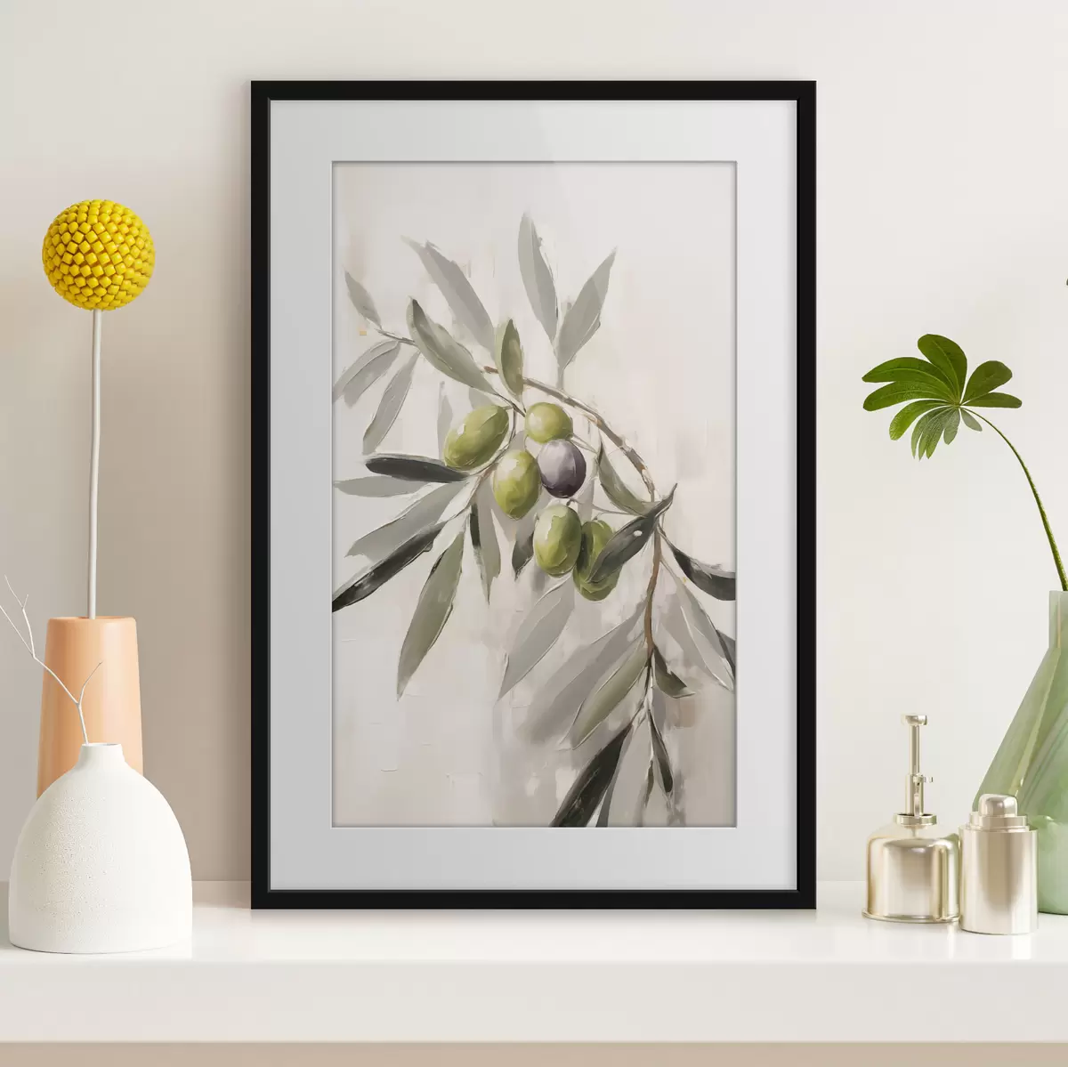 Poster Olive nella luce soffusa f45110
