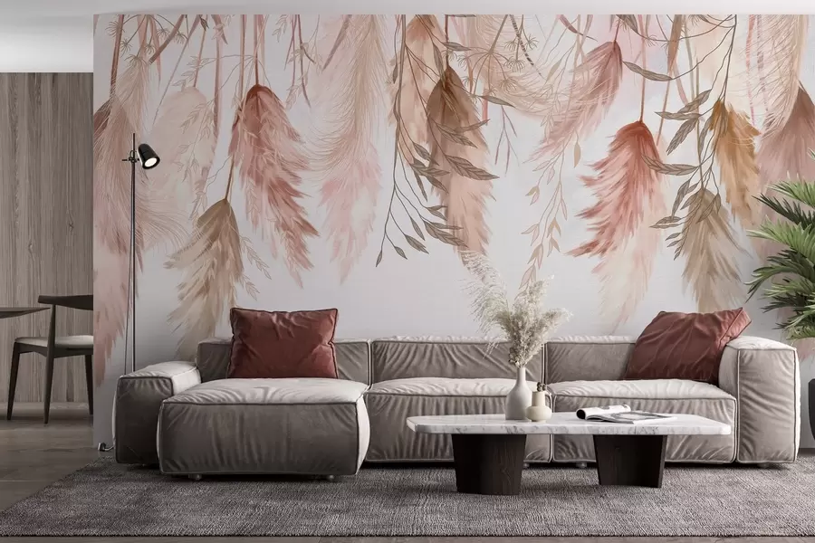 carta da parati Fiori secchi nr. w04253