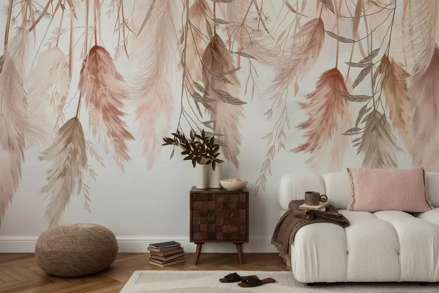 carta da parati Fiori secchi nr. w04253