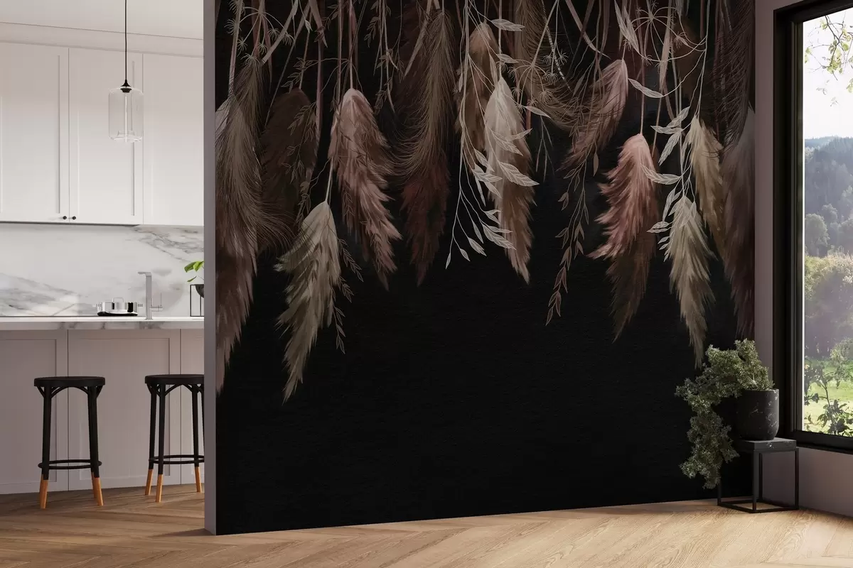 carta da parati Fiori secchi nr. w04253v1