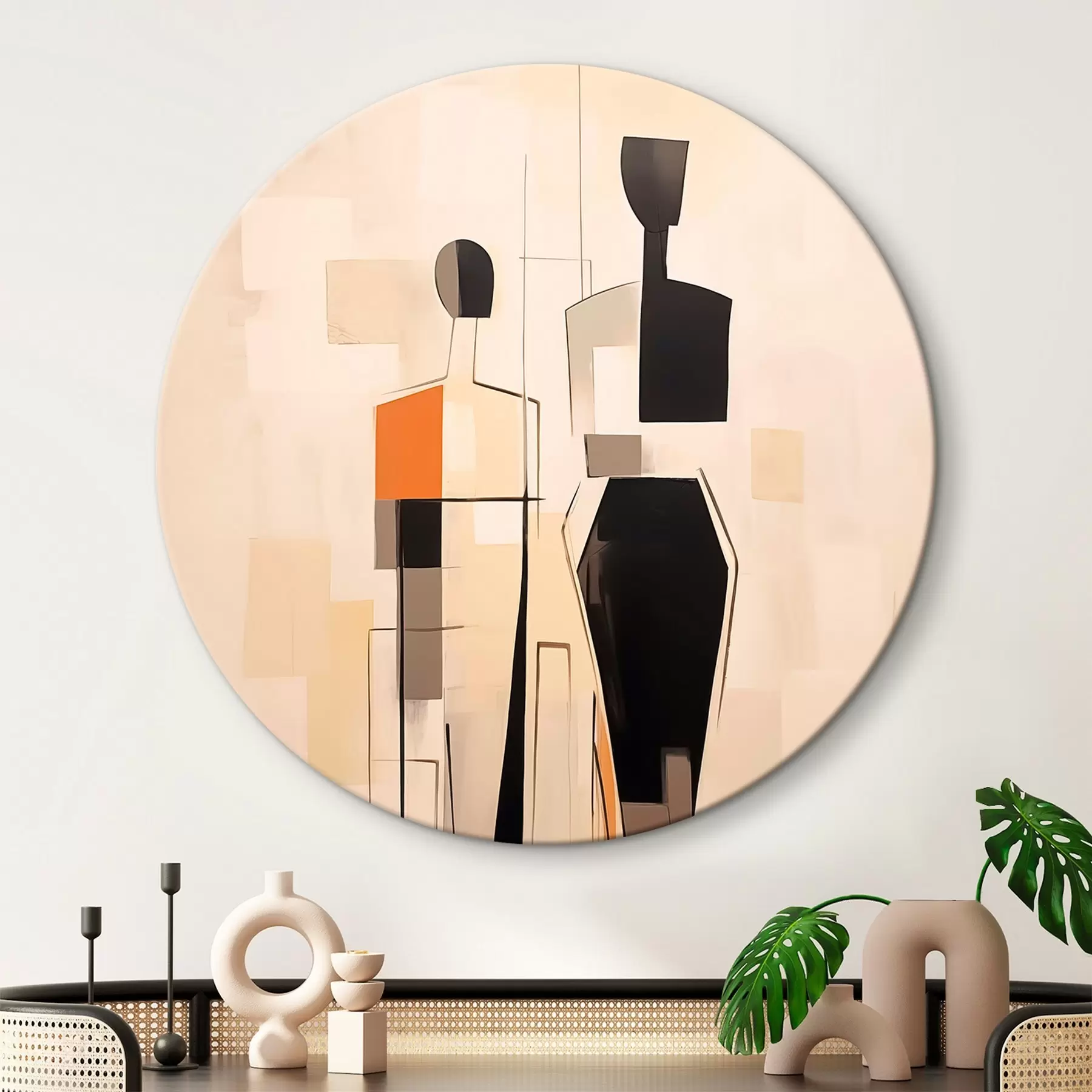 carta da parati Silhouette astratte nr. r45124