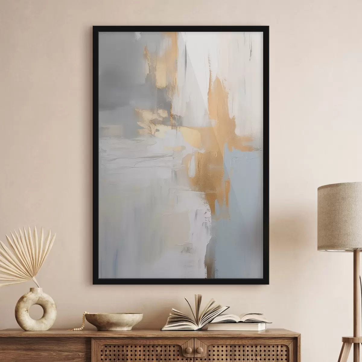 Poster Pennellate astratte ad imitazione della pittura f45112