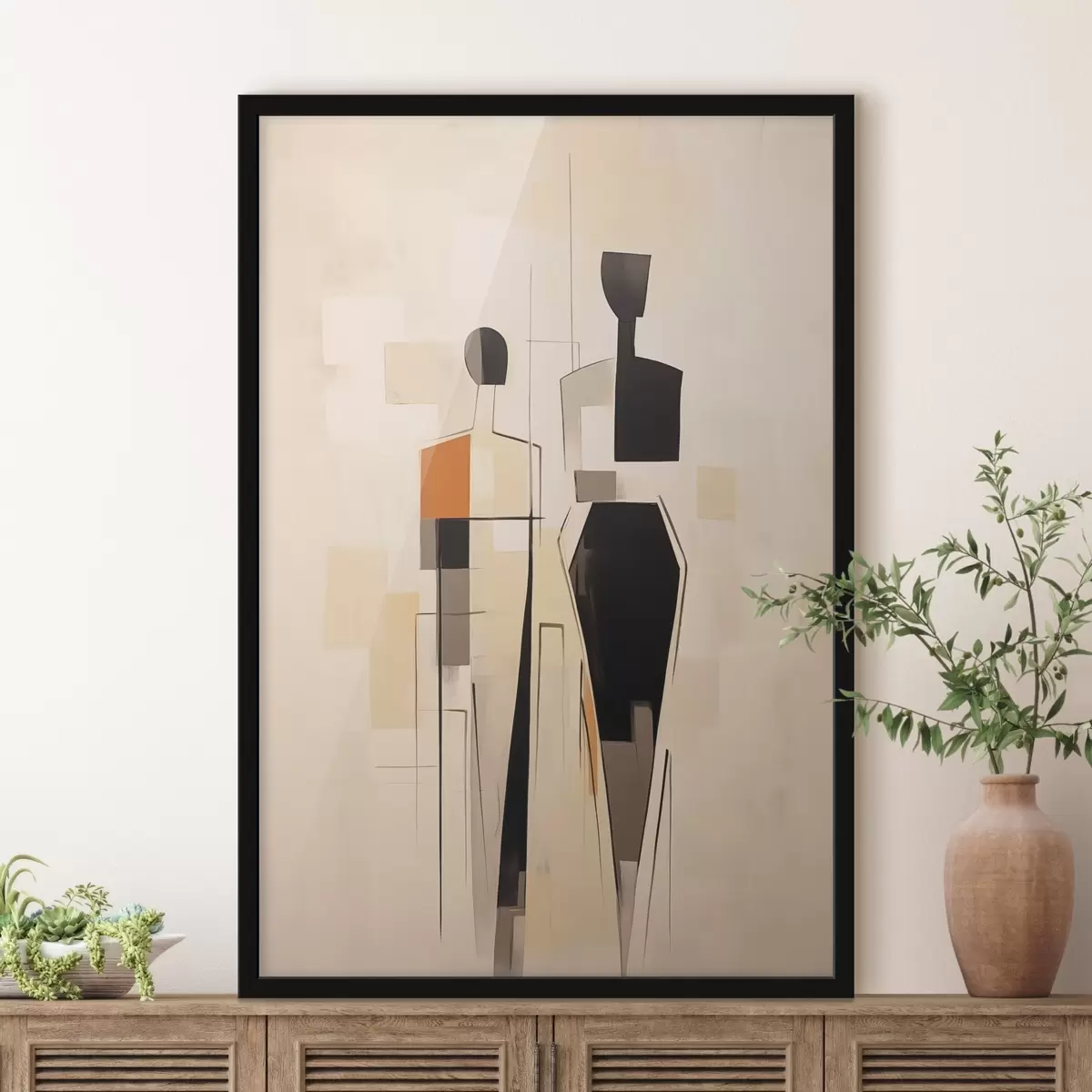 Poster Silhouette astratte f45124