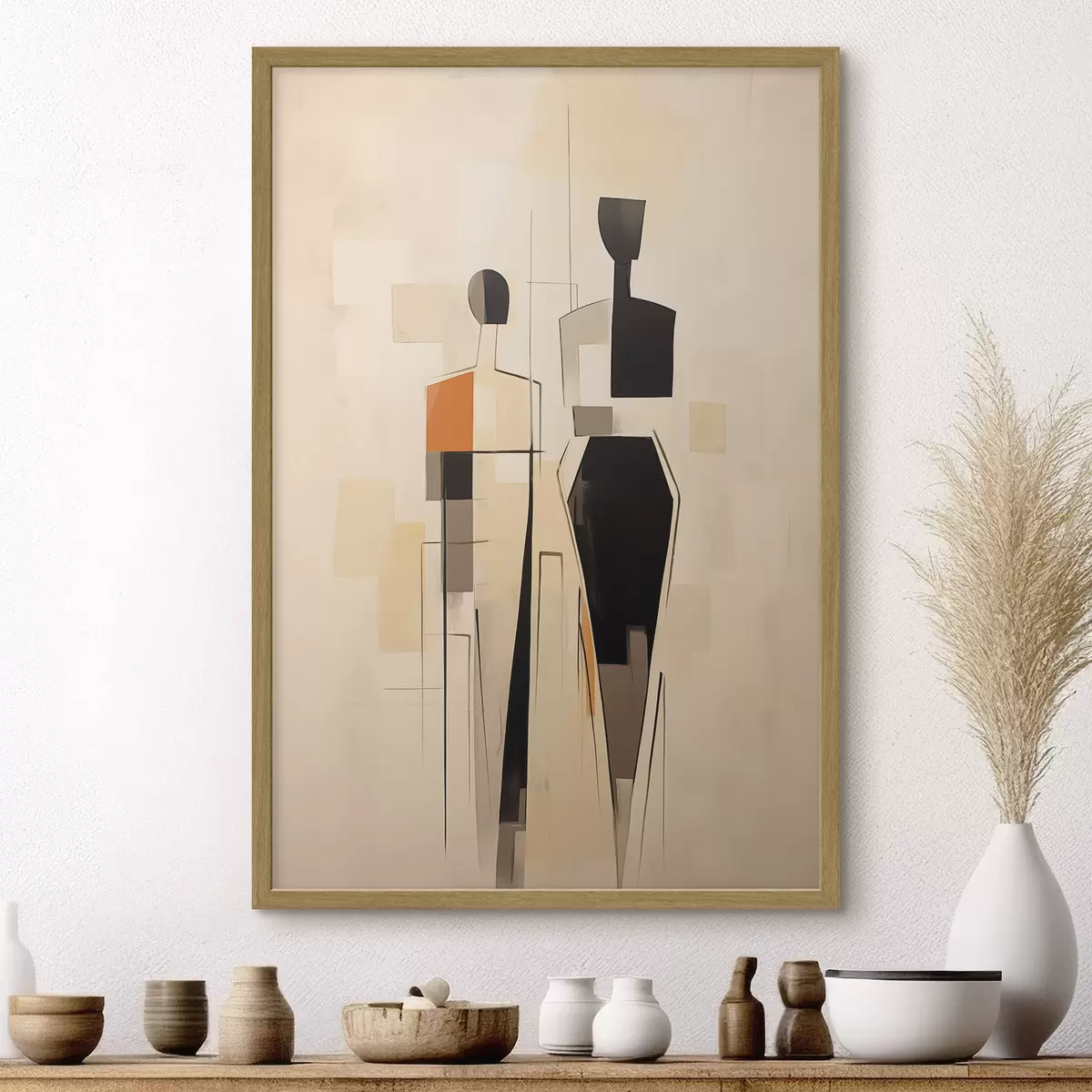 Poster Silhouette astratte f45124