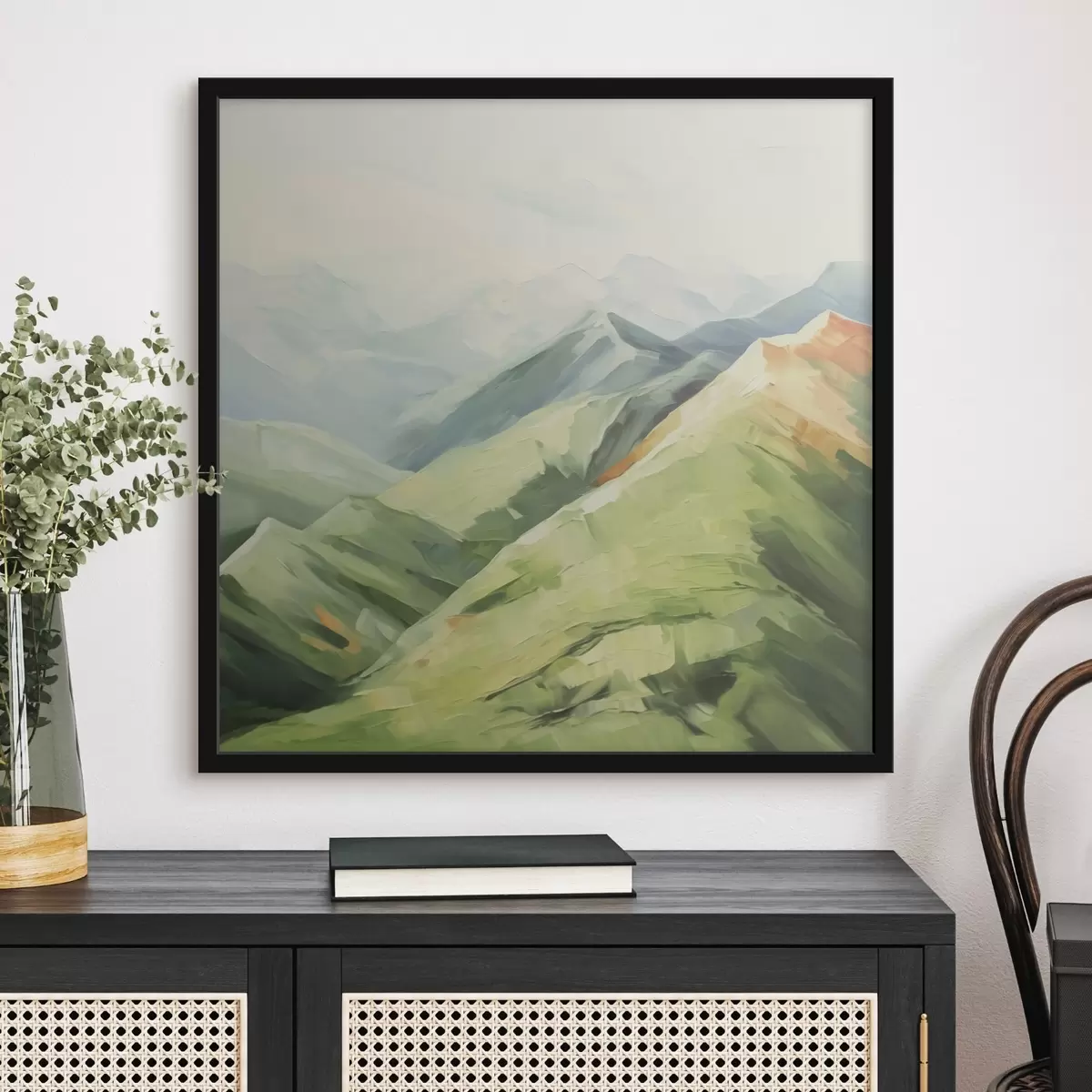 Poster Paesaggio montano f45125