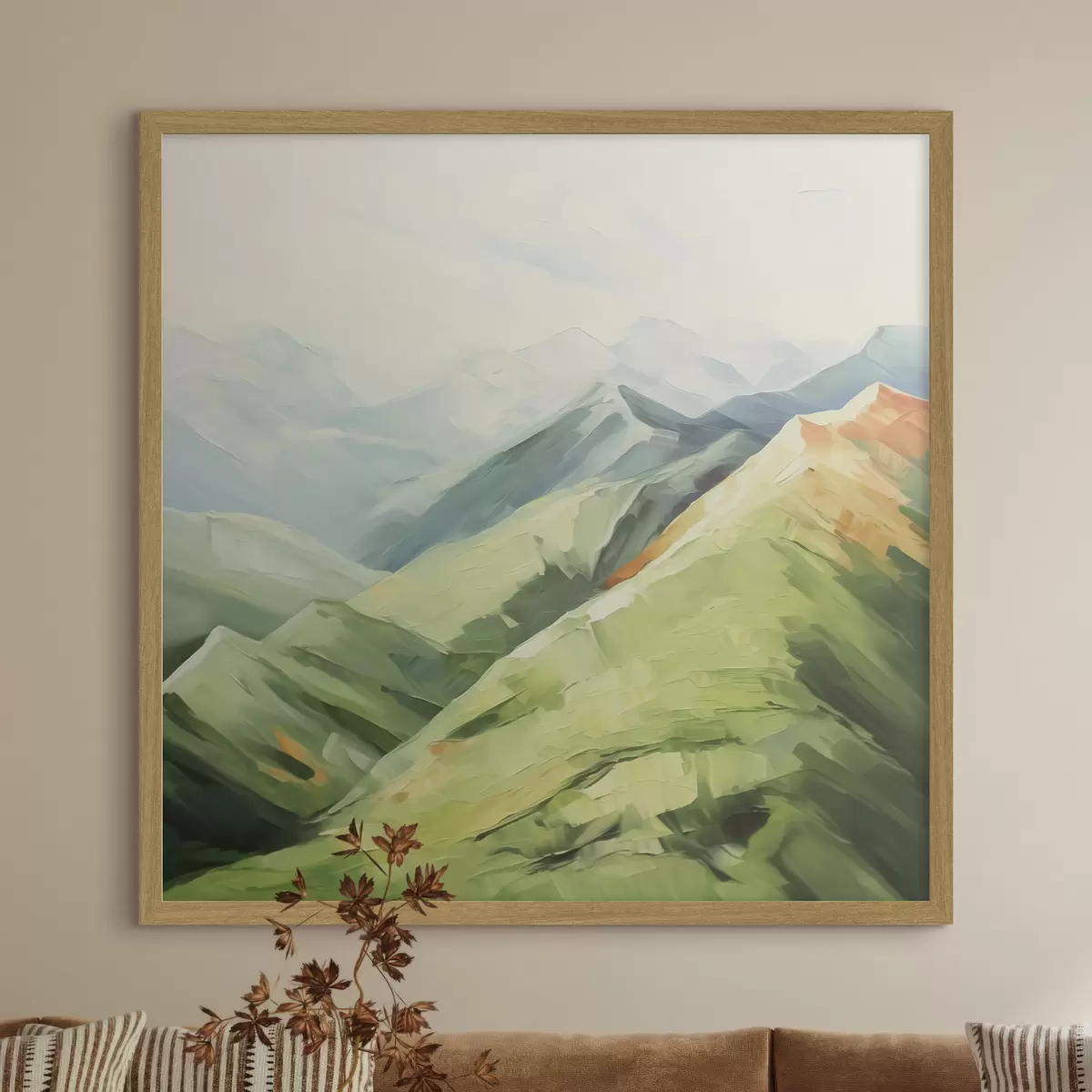 Poster Paesaggio montano f45125