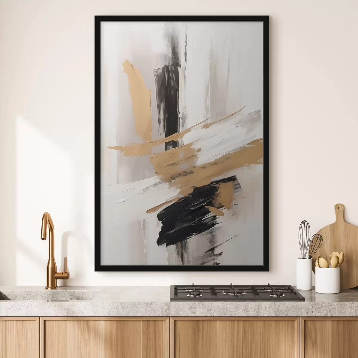 Poster Astrazione moderna imitazione di pennellate f45127