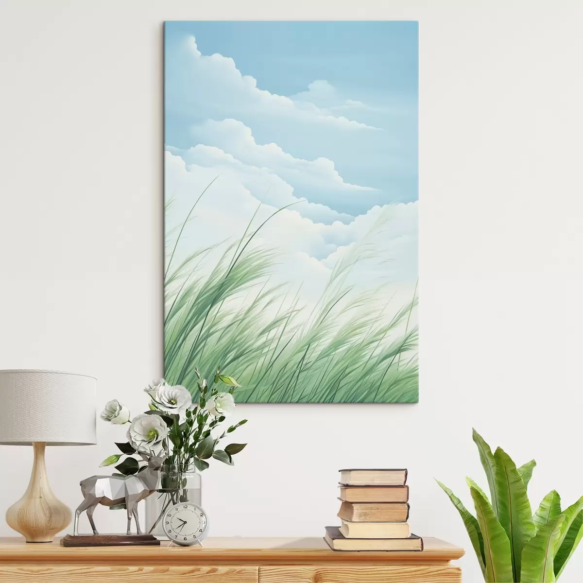 carta da parati L'erba contro il cielo nr. s45114