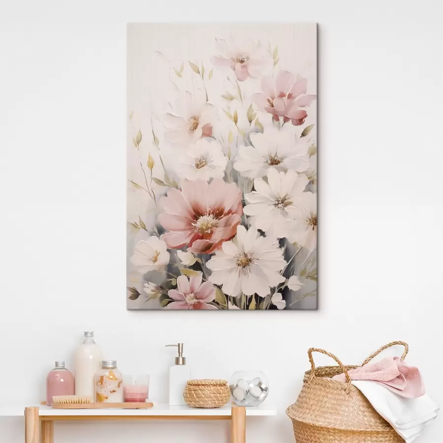 carta da parati Delicata pittura a imitazione di fiori nr. s45119