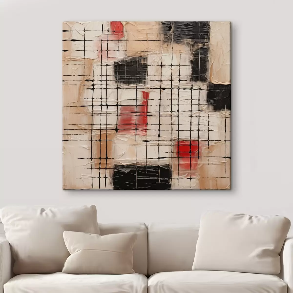 carta da parati Astrazione con linee e imitazione di pennellate nr. s45122