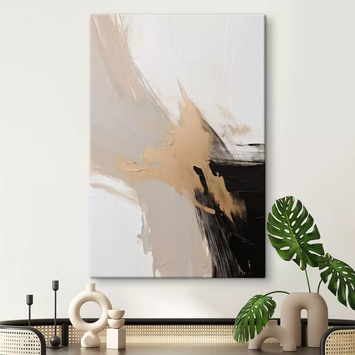 carta da parati Astrazione dinamica ad imitazione delle pennellate nr. s45126