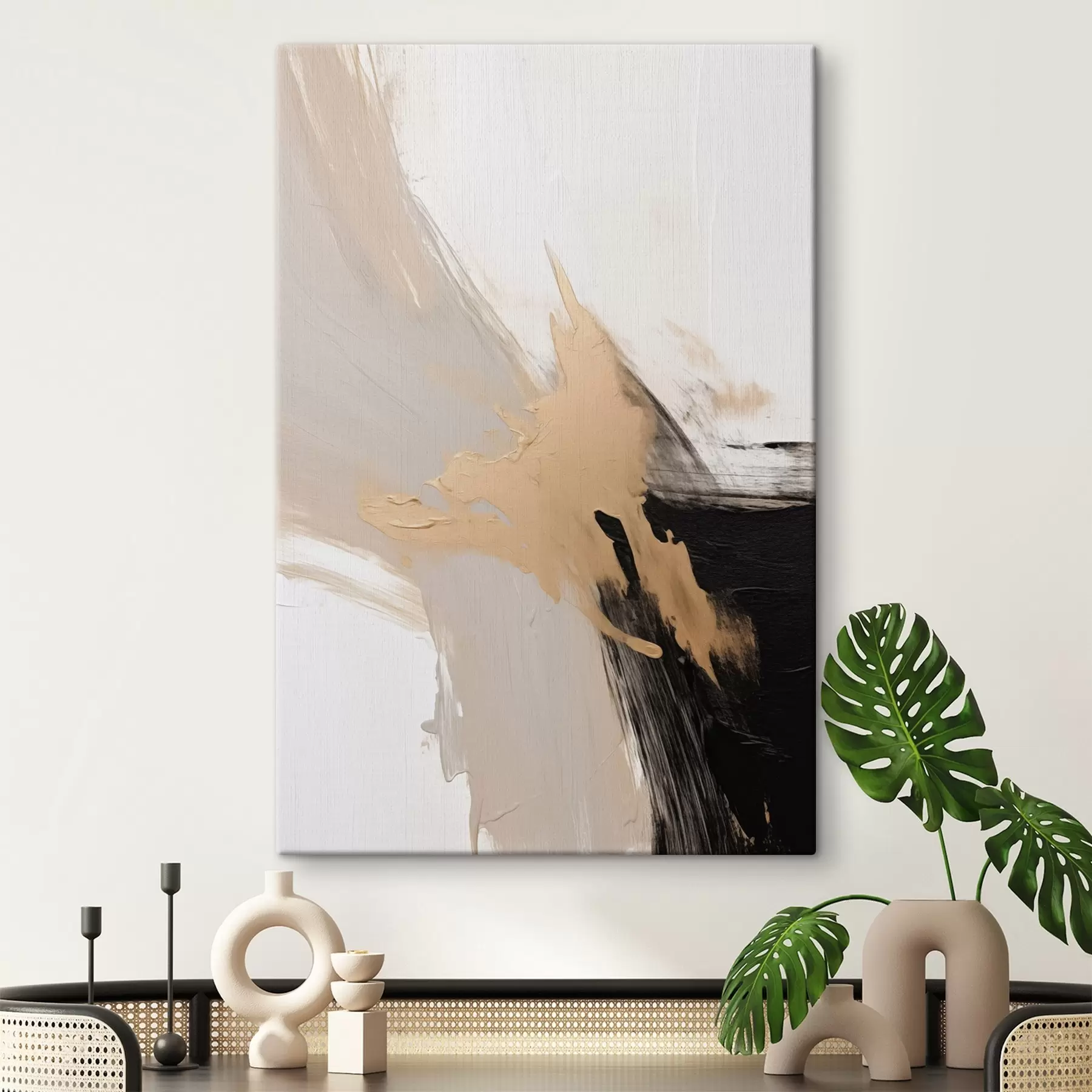 carta da parati Astrazione dinamica ad imitazione delle pennellate nr. s45126