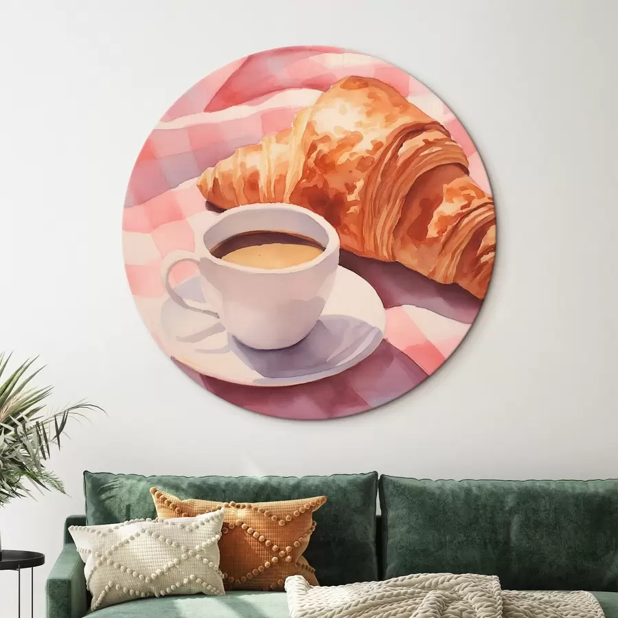 carta da parati Caffè con croissant nr. r45143