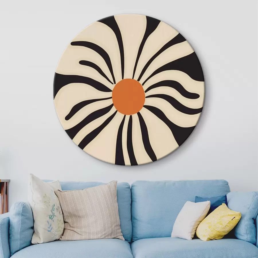 carta da parati Fiore stilizzato nr. r45150